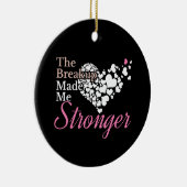 Auseinandersetzung hat mich stärker gemacht - Unte Keramik Ornament (Rechts)