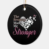 Auseinandersetzung hat mich stärker gemacht - Unte Keramik Ornament (Links)