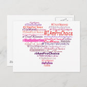 Auserlesenes Proherz Postkarte (Vorne/Hinten)