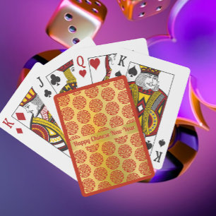 Auserwählte Accessoires Chinesisches Neujahr Spielkarten
