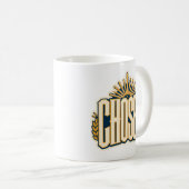 Auserwählte christliche Design-Glaubensbasierte In Kaffeetasse (VorderseiteRechts)