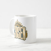 Auserwählte christliche Design-Glaubensbasierte In Kaffeetasse (Vorderseite Links)