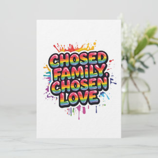 Auserwählte Familie, auserwählte Liebe – LGBTQ+-St Einladung