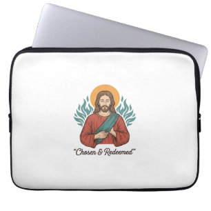 Auserwähltes und Erlöstes Christliches Vintage-Jes Laptopschutzhülle