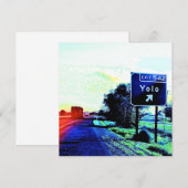 Ausfahrt 542 Yolo California (Vorne/Hinten)