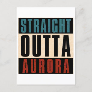 Ausfahrt Aurora Colorado Postkarte
