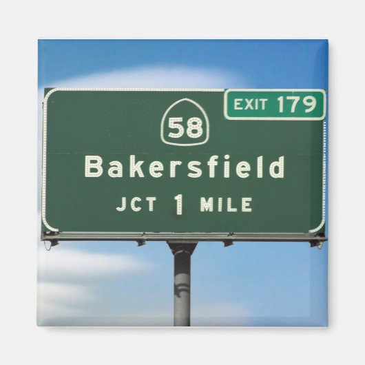 Ausfahrt Bakersfield Magnet (Vorne)