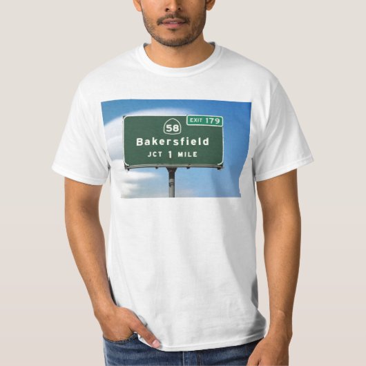 Ausfahrt Bakersfield T-Shirt (Vorderseite)