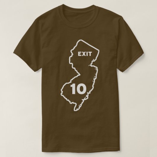 Ausfahrt New Jersey 10 T-Shirt (Design vorne)