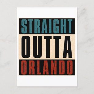 Ausfahrt Orlando Florida FL Feiertagspostkarte