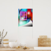 Ausfahrt Pfad 16x20 Poster (Küche)