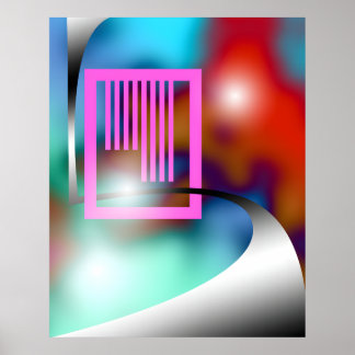 Ausfahrt Pfad 24x30 Poster