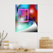 Ausfahrt Pfad 24x30 Poster (Küche)