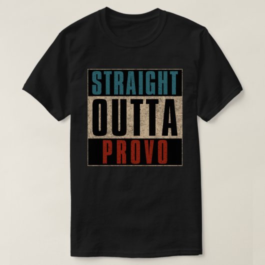 Ausfahrt Provo Utah UT T-Shirt (Design vorne)