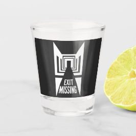 Ausfahrt Vermisst - Einblicke in die Realität Schnapsglas