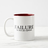 Ausfall ist nicht eine Wahl Zweifarbige Tasse (Links)