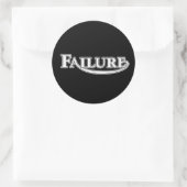 Ausfall Runder Aufkleber (Tasche)