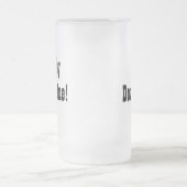 Ausfallzeit des Vaters personalisiert Mattierte Ta Mattglas Bierglas (Mittel)