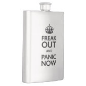 Ausfliessen und Panik jetzt Flachmann (Rechts)