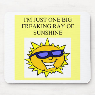 ausflippender Sonnenstrahl Mousepad