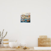Ausflug am Meer Poster (Küche)