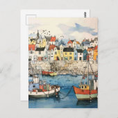 Ausflug am Meer Postkarte (Vorne/Hinten)