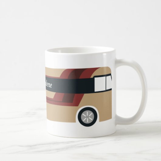 Ausflug-Bus-Tasse Kaffeetasse (Rechts)