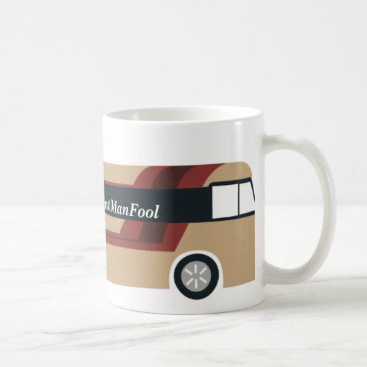 Ausflug-Bus-Tasse Kaffeetasse (Rechts)