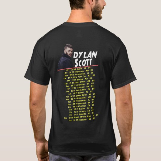 AUSFLUG DYLANS SCOTT 2018 - 2019 T-Shirt (Rückseite)