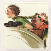 Ausflug Glasuntersetzer (Vorderseite)