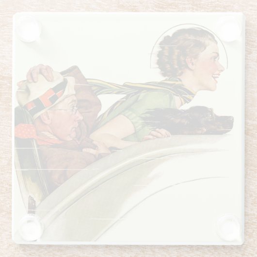 Ausflug Glasuntersetzer (Rückseite)