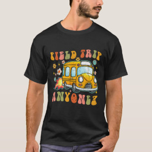 Ausflug irgendjemand Groovy Schulbusfahrer Gelb  T-Shirt