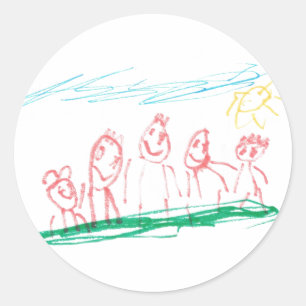 Ausflug Runder Aufkleber