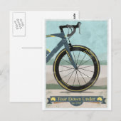 Ausflug unten unter Fahrrad Postkarte (Vorne/Hinten)