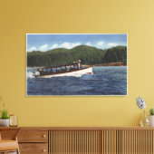 Ausflugsboot am See Leinwanddruck (Insitu (Wohnzimmer))