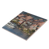 Ausflugsboot in Little Venice und am Fluss Regnitz Fliese (Seite)