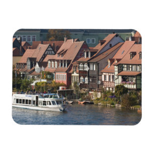 Ausflugsschiff in Klein-Venedig und Regnitz Magnet