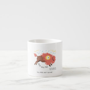 Ausführen der Bison-Tasse Espressotasse