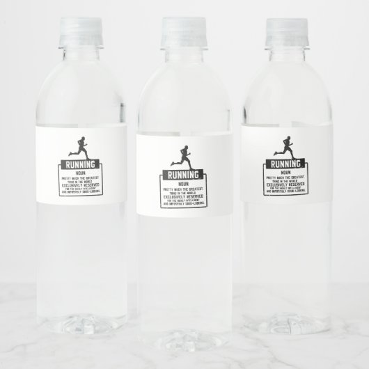 Ausführen der Definition Wasserflaschenetikett (Flaschen)