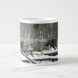 Ausführen der Dog Music Jumbo-Tasse