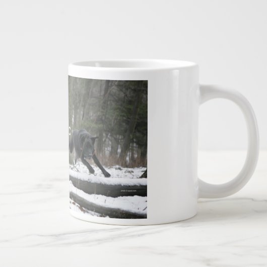 Ausführen der Dog Music Jumbo-Tasse (Rechts)