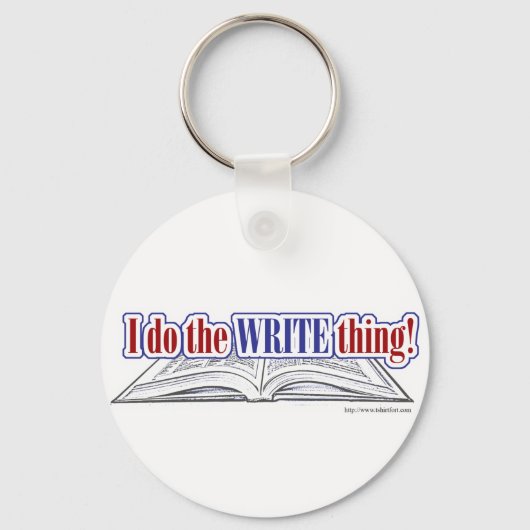 Ausführen der Write ThAuthor Pride-Anweisung Schlüsselanhänger (Vorderseite)