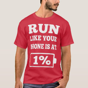 Ausführen des Motivations-Shirts Ausführen der Wor T-Shirt