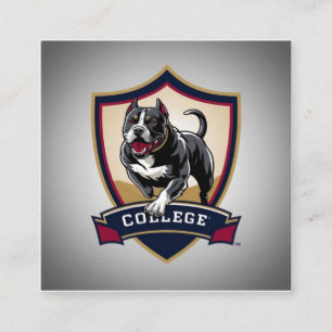 Ausführen des PitBull-Uni-Logos Begleitkarte