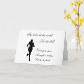 Ausführen eines inspirierenden Zitats Karte (Gelbe Blume)