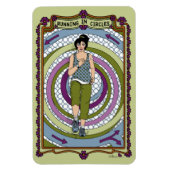 Ausführen in Circles_A_4x6-Kühlschrank Magnet (Vertikal)