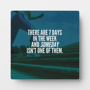 Ausführen Motivierend Wörter Fotoplatte