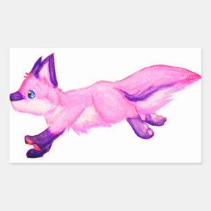 ausführen rechteckiger aufkleber