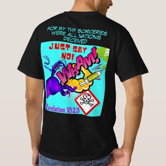 Ausführen. T - Shirt der Schrift (Rückseite)