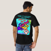 Ausführen. T - Shirt der Schrift (Schwarz voll)